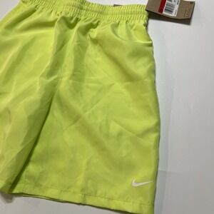 Nike Kids', Dri-FIT, Multi Woven Standard Fit, 6" Light Lemon Shorts, Size L